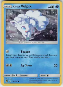 Holo Alolan Vulpix 21a/145 Promo Alternate Art Promos Near Mint - Image 1