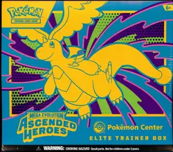 Ascended Heroes POKEMON CENTER ETB Elite Trainer Box SEALED (11 Packs) - Image 1