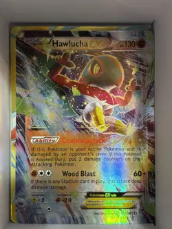 Pokemon Hawlucha EX Full Art Ultra Rare Holo Card 64/111 XY Furious Fists 130HP - Image 1