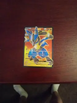 Pokemon Lucario EX Full Art Ultra Rare Holo XY Furious Fists 107/111 180 HP Card - Image 1
