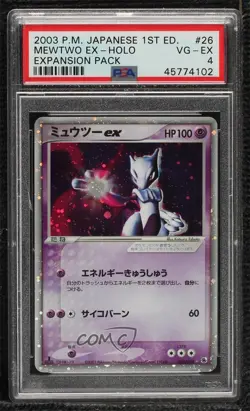 Mewtwo ex Japanese 1st Ed. Pokemon ADV Ruby & Sapphire #026 2003 - Image 1
