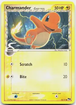 Charmander 10/17 Common POP Series 5 Pokemon Lightly Played - Image 1
