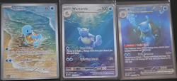 Nintendo Pokemon TCG EX Holo Lot 3 Squirtle/Wartortle/Blastoise - Image 1