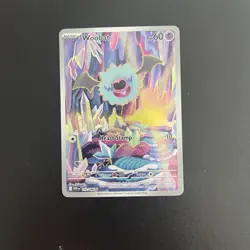 Pokemon Woobat 119/086 Sv: White Flare Holo Illustration Rare Basic 60 HP - Image 1