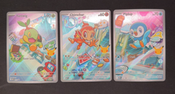 Pokemon First Partner Illustration Collection - Series 1: Sinnoh GEN 4 Starters - Image 1