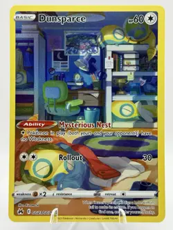 Dunsparce GG23/GG70 Crown Zenith Galarian Gallery Ultra Rare Pokemon TCG - LP/NM - Image 1