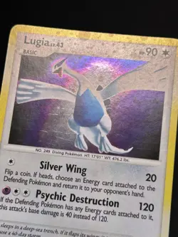 Pokemon Card - Lugia Secret Wonders 14/132 Holo Rare Bleed SWIRL - Image 4