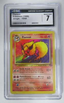 1999 Pokemon Jungle Flareon 19/64 CGC 7 - Image 1