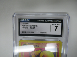 1999 Pokemon Jungle Flareon 19/64 CGC 7 - Image 2