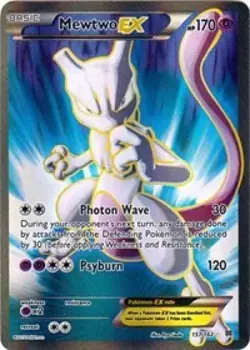 Pokemon Mewtwo EX (157 Full Art) NM 1st Edition Normal XY - BREAKthrough - Image 1