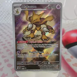 Pokemon TCG - Alakazam MEP 009 - Black Star Promo Card - mep009 - Image 1