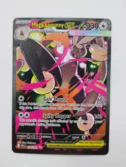 Mega Lopunny ex 128/094 SIR Full Art Holo Pokemon TCG Phantasmal Flames Rare NM - Image 1