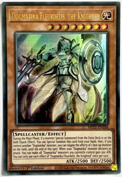 MP21-EN104 Dogmatika Fleurdelis, the Knighted - Ultra Rare 1st Ed Lightly Played - Image 1