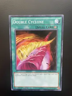 Yugioh Double Cyclone SDSE-EN033 Common 1st Edition MP - Image 1