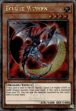 Eclipse Wyvern - Quarter Century Secret Rare 1st Edition RA04-EN177 - YuGiOh - Image 1