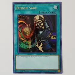 Fusion Sage - LCKC-EN089 - NM/VLP - Ultra Rare - 1st ed - Yugioh - Image 1