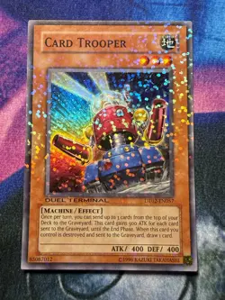 Yugioh Card Trooper DT02-EN057 Duel Terminal Super Rare NM - Image 1