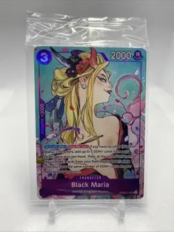 SEALED Black Maria (Illustration Vol 2) OP08-074 One Piece Promo Card Eng Foil - Image 2