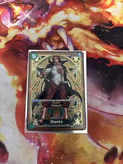 One Piece Shanks (SP) ST16-004 A Fist of Divine Speed Foil English - Image 1
