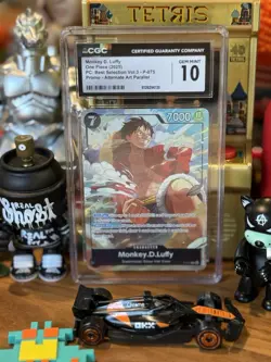 One Piece Monkey D Luffy Best Selection Vol 3 CGC 10 Gem Might Card Game🎤🥋🏁 - Image 1