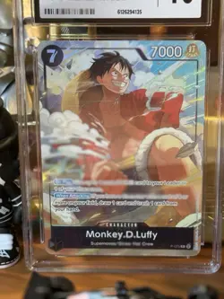 One Piece Monkey D Luffy Best Selection Vol 3 CGC 10 Gem Might Card Game🎤🥋🏁 - Image 3