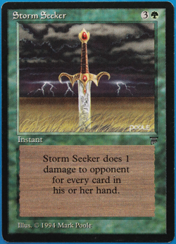 Storm Seeker Legends NM Green Uncommon MAGIC MTG CARD (ID# 499418) ABUGames - Image 1