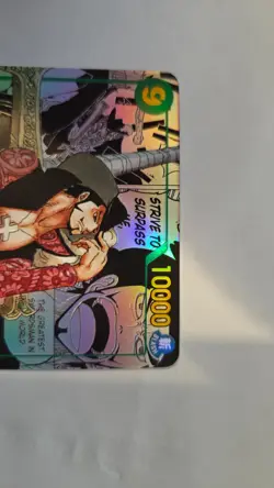 Dracula Mihawk Op14 Manga Rare One Piece Card Game English - Image 3