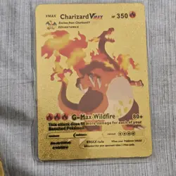 2020 Pokemon Charizard V-MAX G-MAX Wildfire Gold Foil 143/293 Secret Rare Card - Image 1