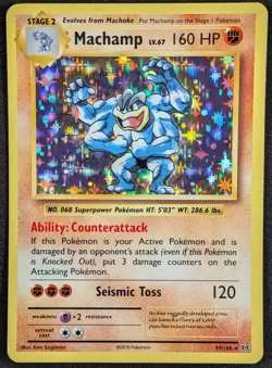 Machamp 2016 XY Evolutions Holo Rare Pokemon Card 59/108 (NM) - Image 1