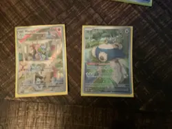Machoke Scarlet & Violet and Snow Lax Scarlet and Violet Pokemon Cards - Image 1