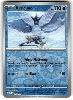 Articuno 032/159 Uncommon Journey Together Pokemon Reverse Holo Near Mint - Image 1