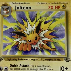 Pokemon TCG Jolteon Jungle 4/64 ⭐⭐RARE VINTAGE - Image 1