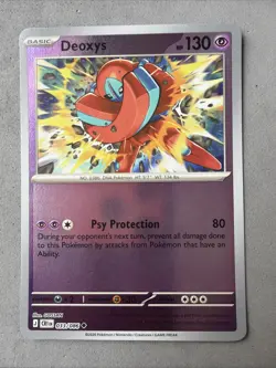 Pokemon TCG * 033/086 Deoxys Uncommon REVERSE HOLO * ME Chaos Rising NM - Image 1
