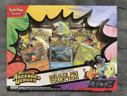 Pokemon TCG Ascended Heroes First Partner Deluxe Pin Collection Box Sealed - Image 1