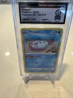 Wimpod 025/078 Pokemon GO - Guinness World Record ( One of One ) - Image 1