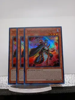Yugioh! 3x Infernoble Knight Ricciardetto DUNE-EN013 Super Rare 1st Ed NM - Image 1