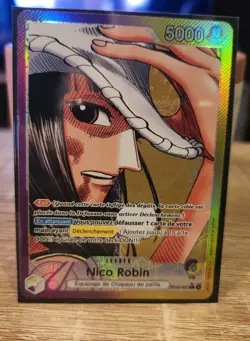 Carte One Piece OP-09 062 Nico Robin Leader Alt FR - Image 1