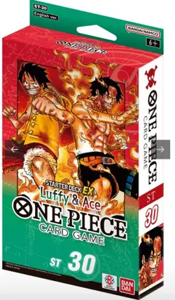 ONE PIECE ENGLISH ST-30 Starter Deck Luffy & Ace PRE-ORDER - Ships 19 June 2026 - Image 1
