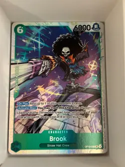 OP15-032 Brook English SR One Piece TCG Card Game - Image 1