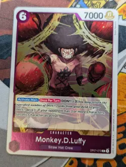 Monkey D Luffy OP07-073 500 Years In The Future One Piece Card English - Image 1