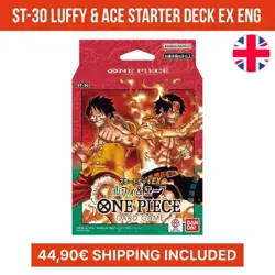 One Piece TCG ST-30 Luffy & Ace Starter Deck EX English Sealed NEW SHIP48H - Image 1