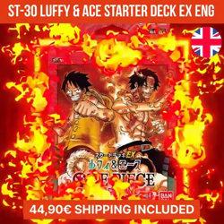 One Piece TCG ST-30 Luffy & Ace Starter Deck EX English Sealed NEW SHIP48H - Image 2