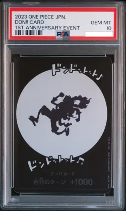 DON!! Card One Piece 2023 1st Anniversary Event Promo Japanese PSA 10 - Image 1