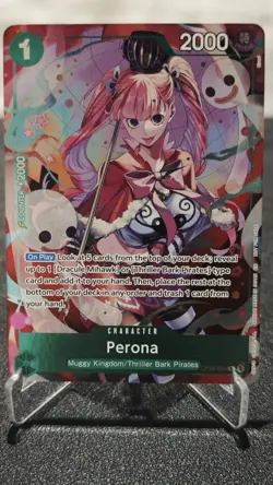 One Piece Perona Alt Art Card Game OP09-034 R English Edition NM - Image 1