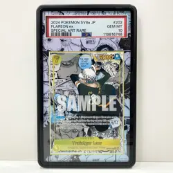 ONE PIECE TCG EXTENDED ART MAGNETIC CASE PSA CARD TRAFALGAR LAW OP10-119 MANGA - Image 1