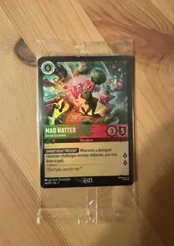 Disney Lorcana TCG - 16/D23 Mad Hatter - Unruly Eccentric - Foil Card - Image 1