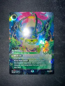 Diseny Lorcana Card English - Alien True Believer Enchanted #229 - Wilds Unknown - Image 1