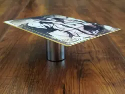 Albedo - Overlord - Goddess Story Gold Metal LSM Card - Image 3