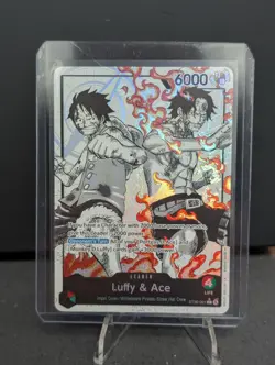 ST30-001 Luffy & Ace leader Alt Art (Parallel) One Piece Card Game ENGLISH Deck - Image 1
