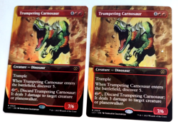 2x Trumpeting Carnosaur (Borderless) - The Lost Caverns of Ixalan - EN R 0324 - Image 1